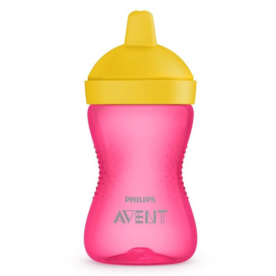 Philips Avent Trinklernbecher My Grippy - mit hartem Schnabel - SCF803/04 - Pink Gelb
