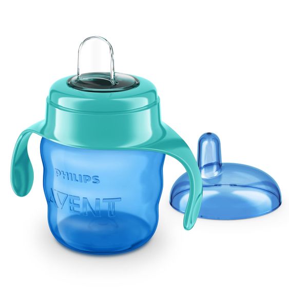 Philips Avent Drinking cup / beak cup with soft silicone beak 200 ml - Green / Blue