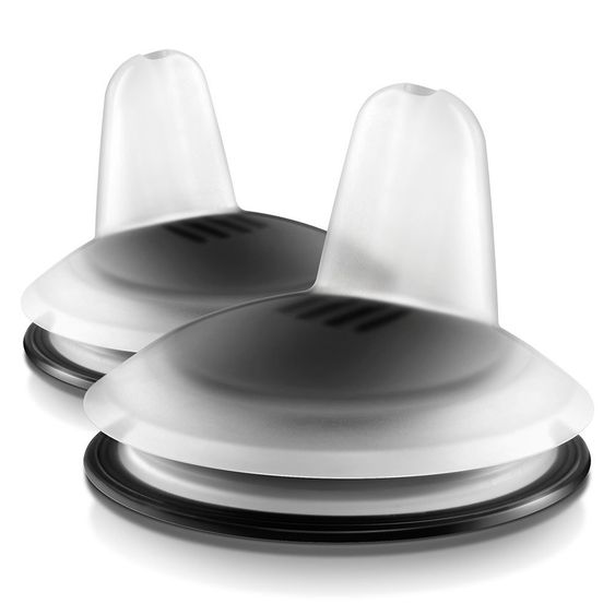 Philips Avent Trinkschnabel 2er Pack für Becher No Drip SCF252/01 - Schwarz