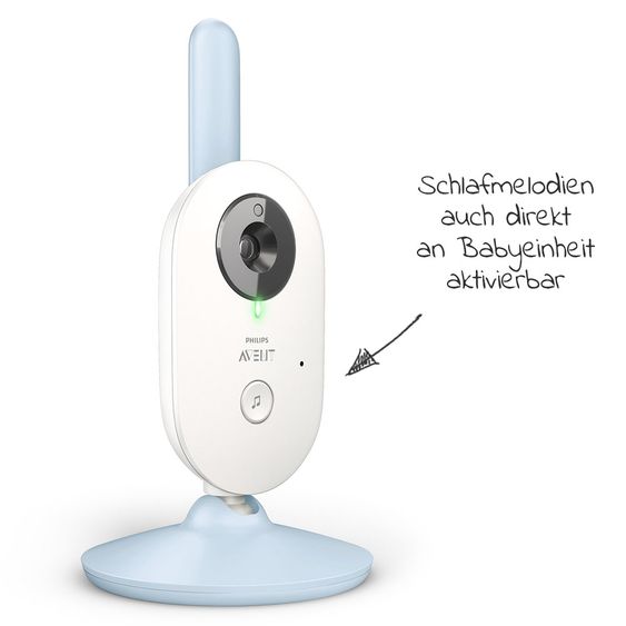 Philips Avent Video-Babyphone mit Kamera - digital 2,7 Zoll - SCD835/26