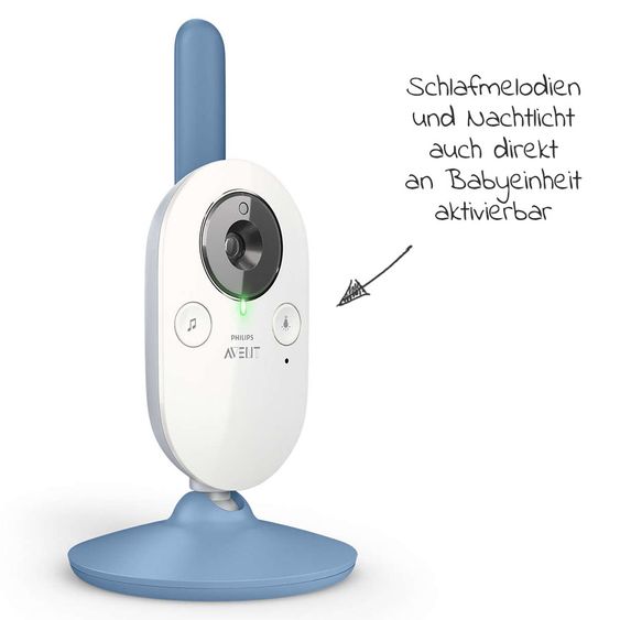 Philips Avent Video-Babyphone mit Kamera - digital 3,5 Zoll - SCD845/26