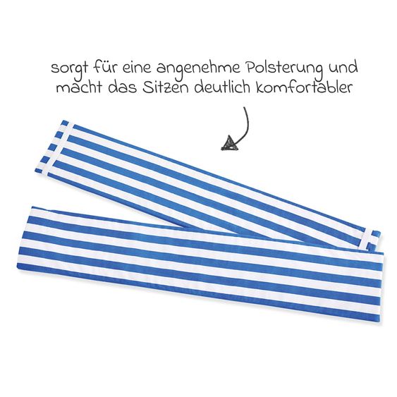 Pinolino 2-tlg. Polsterauflage für Sitzgarnitur Sepp - Streifen - Streifen