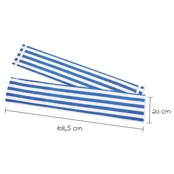 Pinolino 2-tlg. Polsterauflage für Sitzgarnitur Sepp - Streifen - Streifen