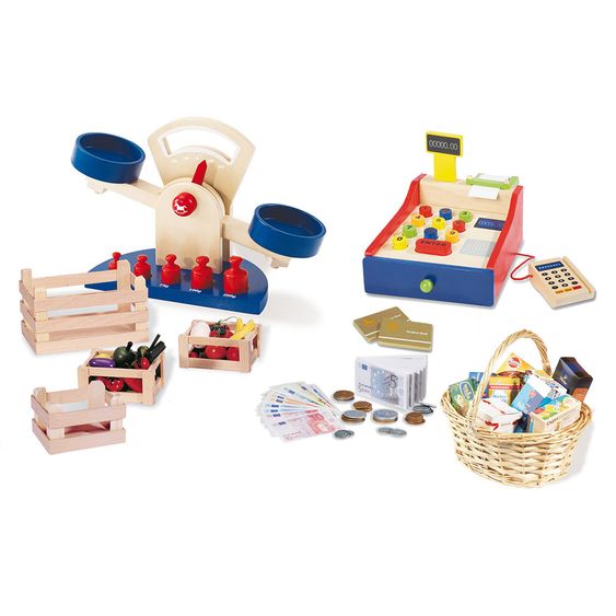 Pinolino 6-tlg. Kaufladen Zubehör-Set groß