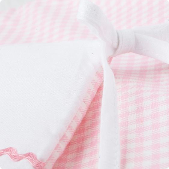 Pinolino Bettwäsche-Set - Vichy Karo Rose
