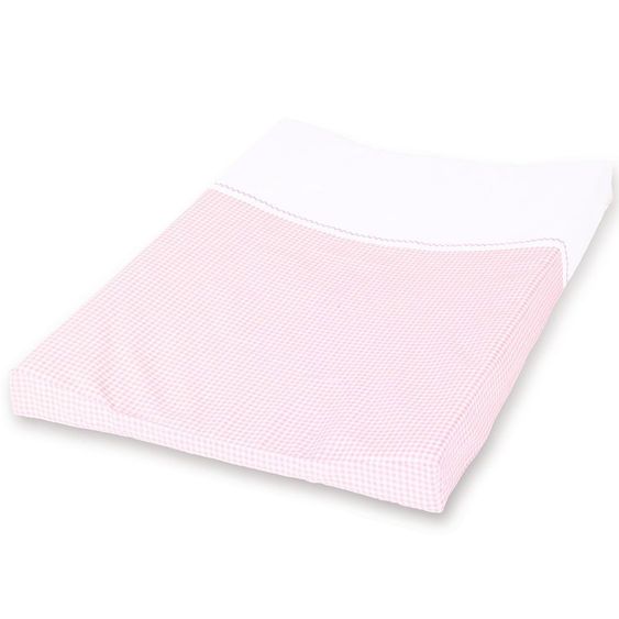 Pinolino Cover for changing mat - Vichy check rose