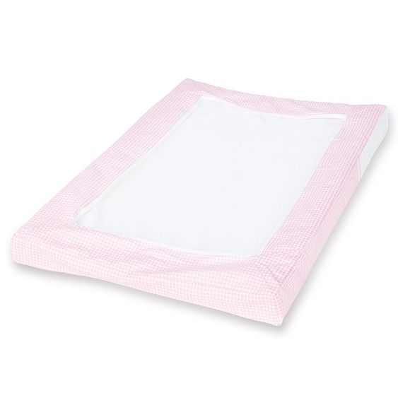 Pinolino Cover for changing mat - Vichy check rose