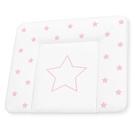 Pinolino Folien-Wickelauflage Komfort - Sternchen - Rosa
