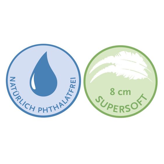 Pinolino Folien-Wickelauflage Supersoft - Weiß