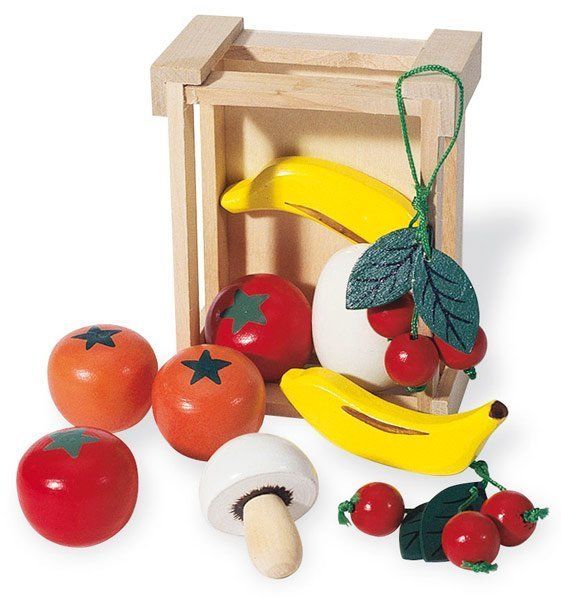 Pinolino Holzkiste mit Obst