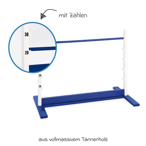 Pinolino Hürde Hoppe 5-fach höhenverstellbar - Blau