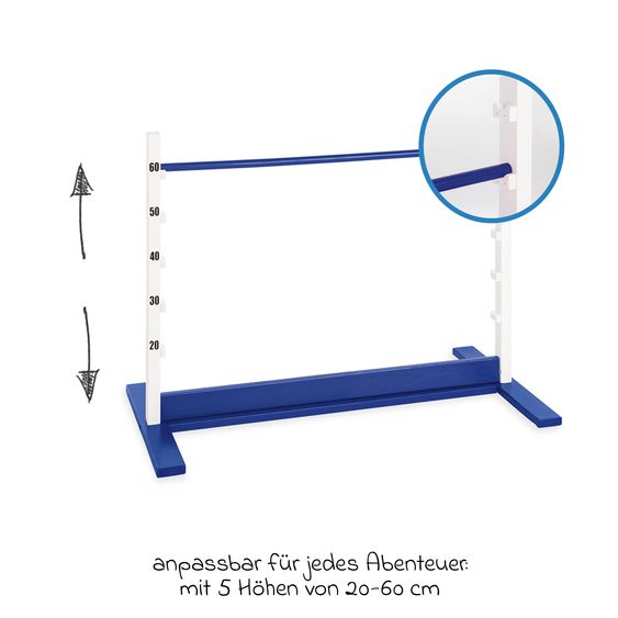 Pinolino Hürde Hoppe 5-fach höhenverstellbar - Blau