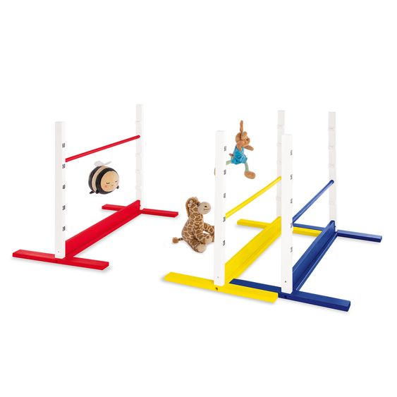 Pinolino Obstacle Hoppe 5 Fois Réglable En Hauteur - Rouge