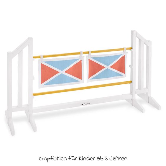 Pinolino Obstacle Set Stormy with detachable flags - White