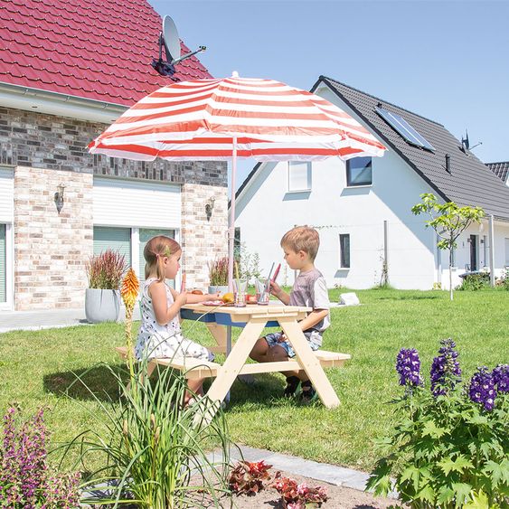 Pinolino Siège Auto Enfant Housse Combinaison Imperméable Nicki pour 4 - Epicéa Massif - Naturel