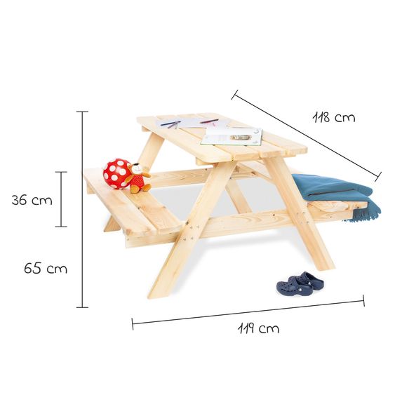 Pinolino Siège Auto Enfant Housse Nicki Max Pour 6 - Epicéa Massif - Naturel