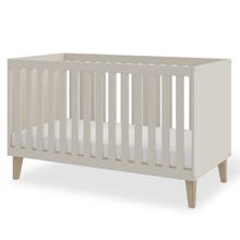 Cot bed Tami with 3-level height-adjustable slatted frame incl. conversion sides for junior bed Tami with 3-level height-adjustable slatted frame incl. conversion sides for junior bed - Uni Beige