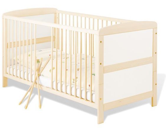 Pinolino Kinderzimmer Florian mit 3-türigem Schrank, Bett, breiter Wickelkommode
