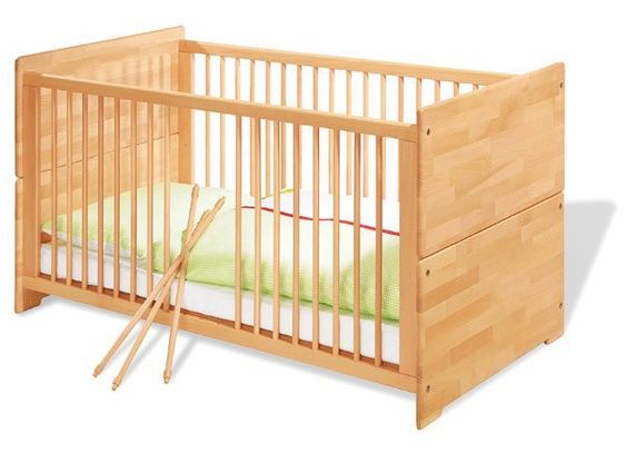 Pinolino Kinderzimmer Natura mit 3-türigem Schrank - Buche massiv