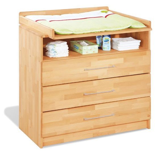Pinolino Kinderzimmer Natura mit 3-türigem Schrank - Buche massiv