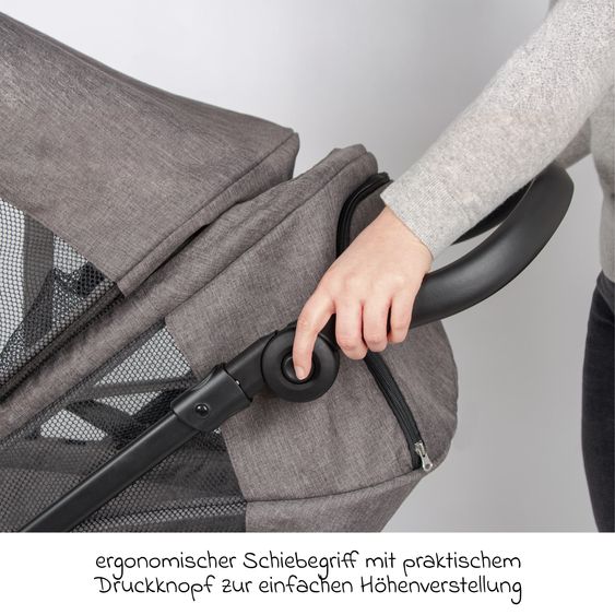 Pinolino Chariot De Transport Pliable Cruiser PI 500 - Gris