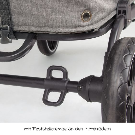 Pinolino Chariot De Transport Pliable Cruiser PI 500 - Gris
