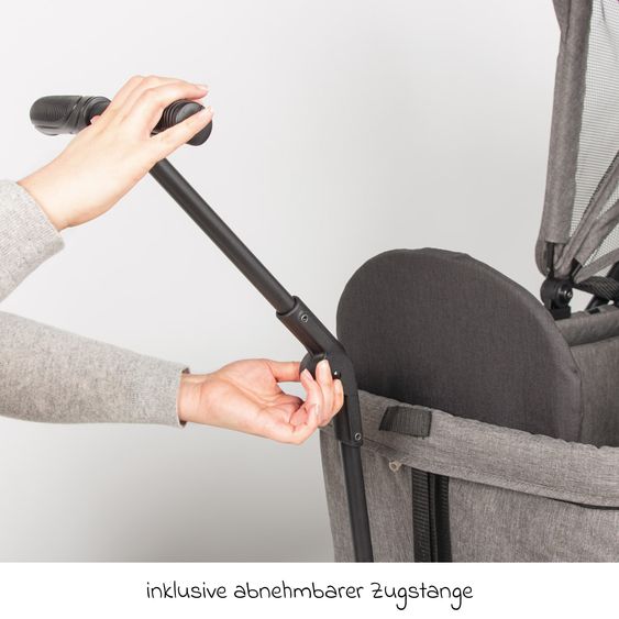 Pinolino Chariot De Transport Pliable Cruiser PI 500 - Gris