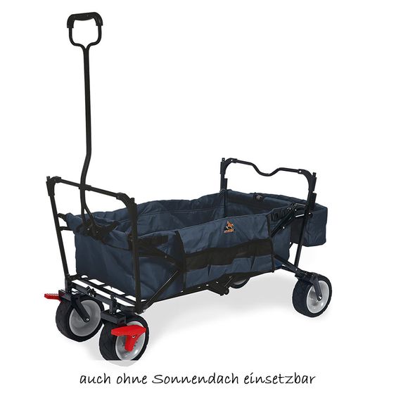 Pinolino Carrello dissuasore pieghevole Paxi dlx Comfort con freno - Blu navy