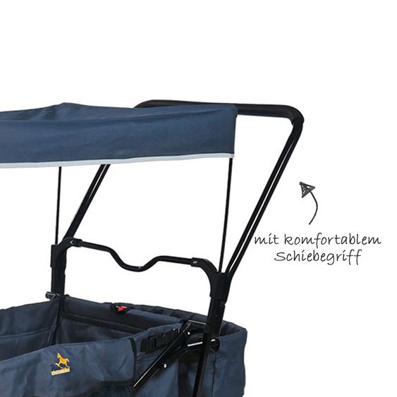 Pinolino Carrello dissuasore pieghevole Paxi dlx Comfort con freno - Blu navy