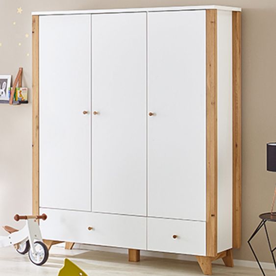 Pinolino Closet Thore large 3-door - White