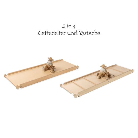 Pinolino Kletterbertt Kari belastbar bis 50kg - Natur