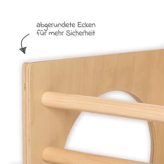 Pinolino Kletterwürfel Kari Kari belastbar bis 50kg - Natur