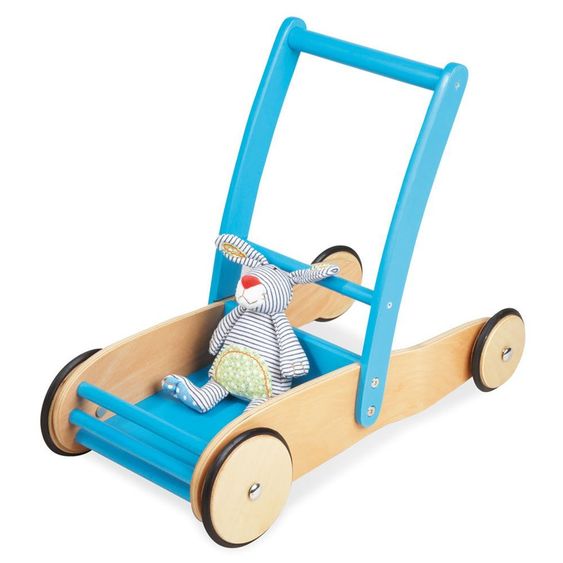 Pinolino Lauflernwagen Uli - Buche massiv Türkis