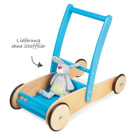 Pinolino Lauflernwagen Uli - Buche massiv Türkis