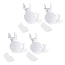 Set di ruote per letto con seduta a U - Bianco
