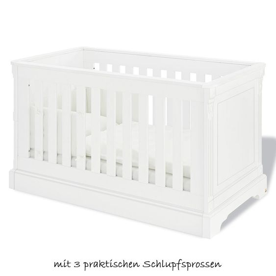 Pinolino Sparset Kinderzimmer Emilia mit Bett und breiter Wickelkommode