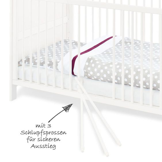 Pinolino Sparset Kinderzimmer Florentina mit Bett und breiter Wickelkommode