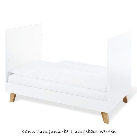 Pinolino Sparset Kinderzimmer Pan mit Bett und breiter Wickelkommode