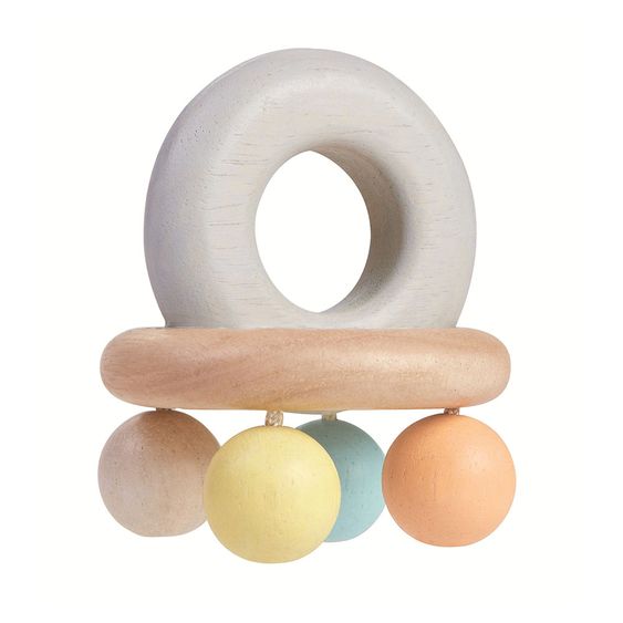 Plantoys Babyspielzeug - Glockenrassel - Pastell