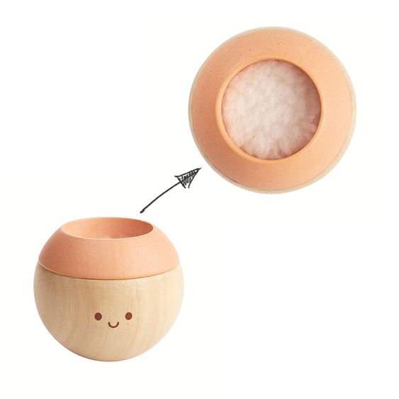 Plantoys Holzkugeln 3-tlg. - Fühlspaß - Pastell