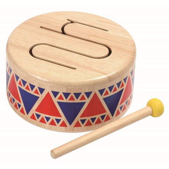 Plantoys Giocattolo musicale - Tamburo - Legno