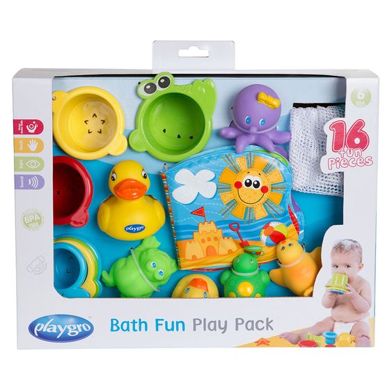 playgro 16-tlg. Bade-Spielset