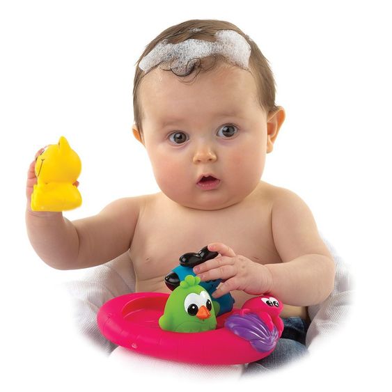 playgro 4-tlg. Spritzfiguren-Set schwimmende Freunde