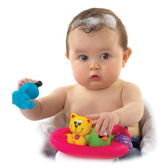 playgro 4-tlg. Spritzfiguren-Set schwimmende Freunde