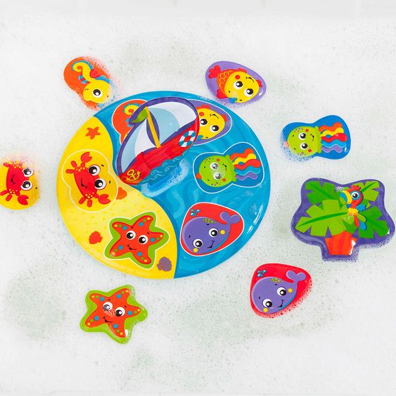 playgro 9-tlg. Badepuzzle