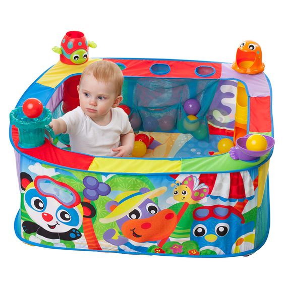 playgro Baby Bällebad Pop-Up + 30 Bälle