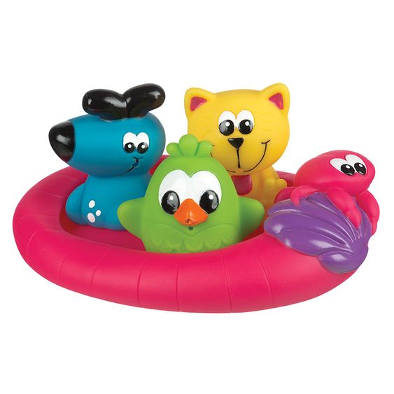 playgro Badespielzeug Schwimmende Freunde