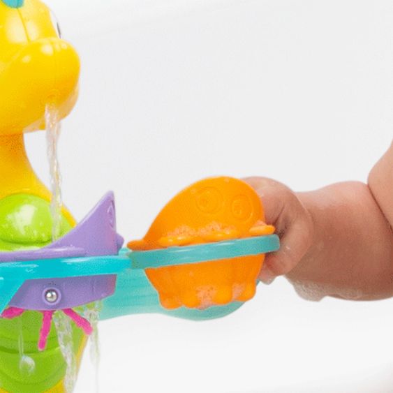 playgro Badespielzeug Wasserspritzendes Seepferdchen
