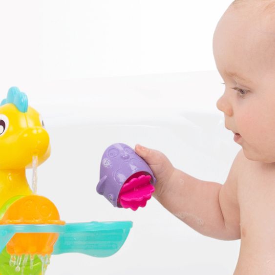 playgro Badespielzeug Wasserspritzendes Seepferdchen