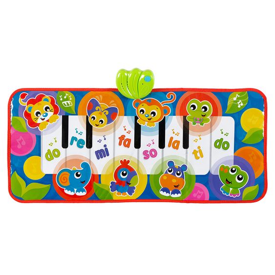 playgro Klavier-Spielmatte mit Tiergeräuschen - Jumbo Jungle